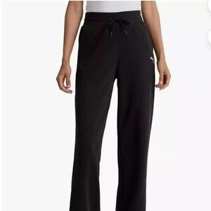 Puma Women Black Sweats with Purple Logo